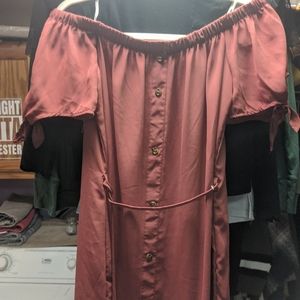 Strapless dress